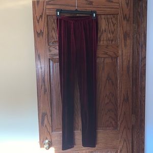 Velvet highwaisted leggings